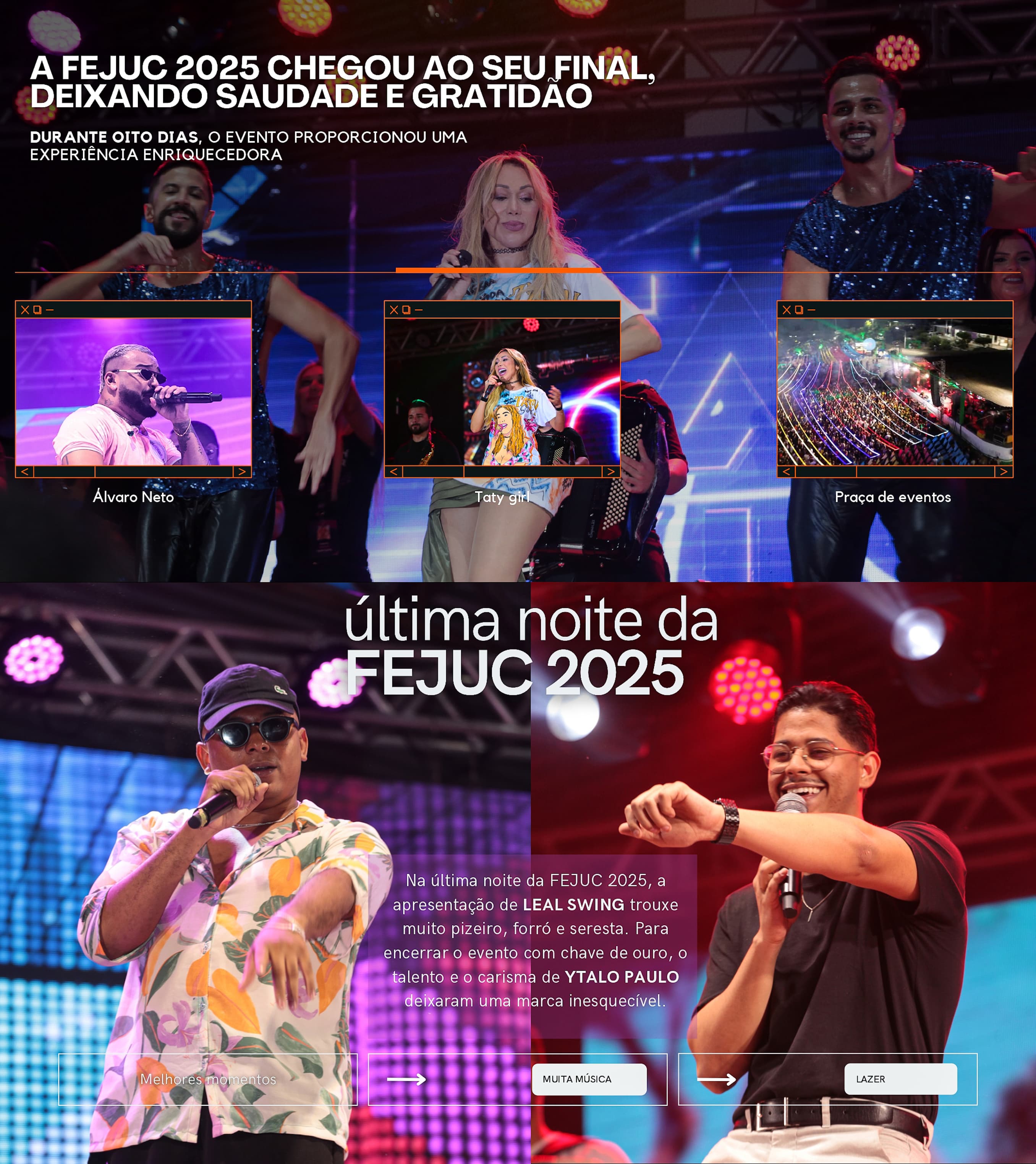 A FEJUC 2025 chegou ao seu final, deixando uma sensação de saudade e gratidão