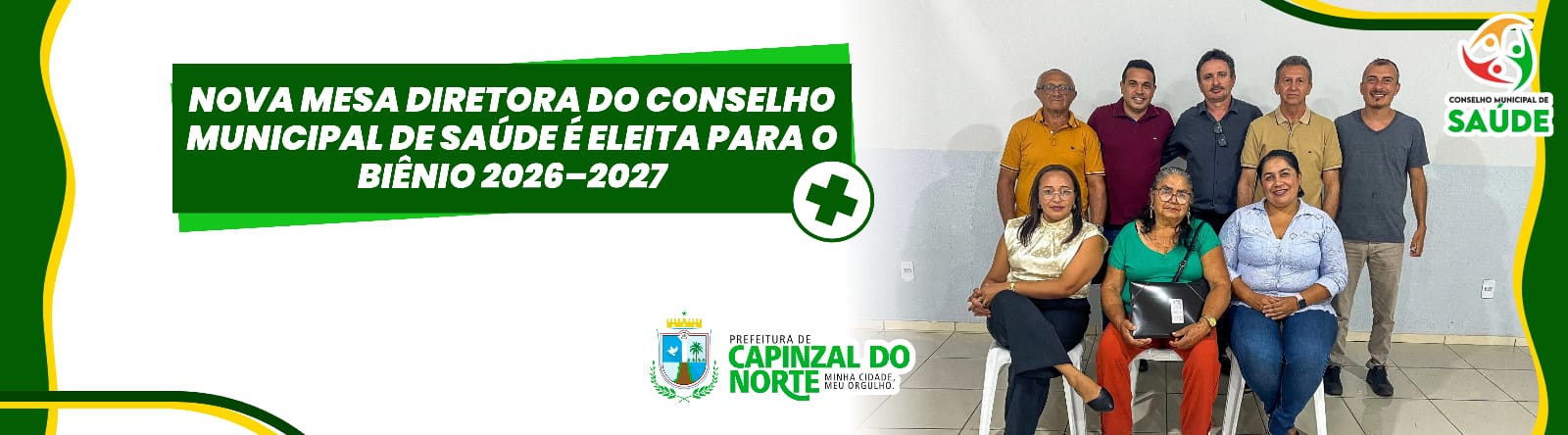 Nova Mesa Diretora do Conselho Municipal de Saúde é Eleita para o Biênio 2026–2027